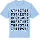 Blue Soul t-shirt med Staretorp ordlek t-shirt
