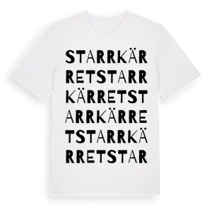 Starrkärret ordlek t-shirt – ekologisk bomull t-shirt från Pinshirt