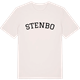 Vintage White t-shirt med Stenbo böjd t-shirt