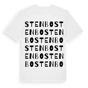 Stenbo ordlek t-shirt – ekologisk bomull t-shirt från Pinshirt