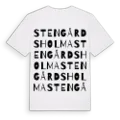 Stengårdsholma ordlek t-shirt