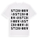 Stenhorvan ordlek t-shirt