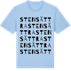 Blue Soul t-shirt med Stensättra ordlek t-shirt