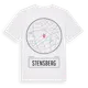 White t-shirt med Stensberg t-shirt