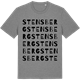 Mid Heather Gray t-shirt med Stensberg ordlek t-shirt