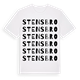 Stensbro ordlek t-shirt