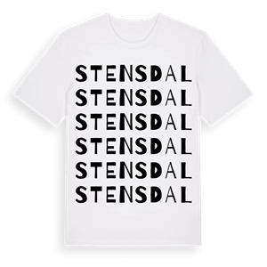 Stensdal ordlek t-shirt – ekologisk bomull t-shirt från Pinshirt