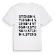 Stensdal ordlek t-shirt