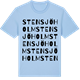 Blue Soul t-shirt med Stensjöholm ordlek t-shirt