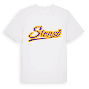 Stensö baseball t-shirt – ekologisk bomull t-shirt från Pinshirt