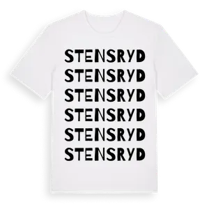 Stensryd ordlek t-shirt – ekologisk bomull t-shirt från Pinshirt