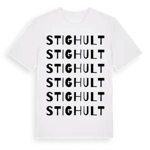 Stighult ordlek t-shirt – ekologisk bomull t-shirt från Pinshirt
