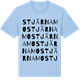 Blue Soul t-shirt med Stjärnamo ordlek t-shirt