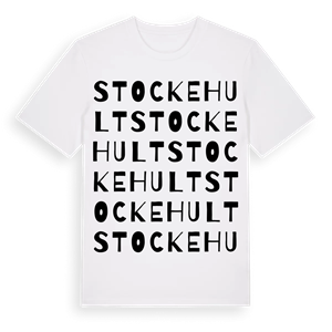 Stockehult ordlek t-shirt – ekologisk bomull t-shirt från Pinshirt