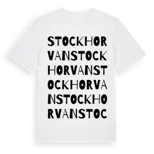 Stockhorvan ordlek t-shirt – ekologisk bomull t-shirt från Pinshirt