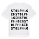 Stolphagen ordlek t-shirt