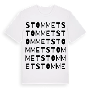 Stommet ordlek t-shirt – ekologisk bomull t-shirt från Pinshirt