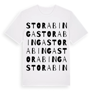 Stora Binga ordlek t-shirt – ekologisk bomull t-shirt från Pinshirt