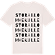 Vintage White t-shirt med Stora Blommekulle ordlek t-shirt