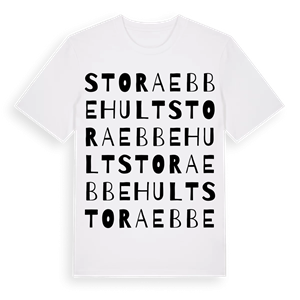 Stora Ebbehult ordlek t-shirt – ekologisk bomull t-shirt från Pinshirt
