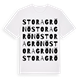 Stora Grönö ordlek t-shirt