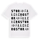 White t-shirt med Stora Hälleberg ordlek t-shirt