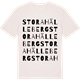 Vintage White t-shirt med Stora Hälleberg ordlek t-shirt