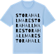Blue Soul t-shirt med Stora Hallmare ordlek t-shirt