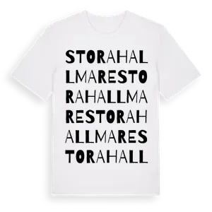Stora Hallmare ordlek t-shirt – ekologisk bomull t-shirt från Pinshirt