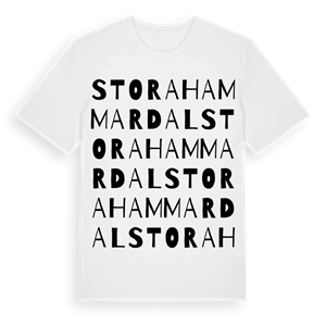 Stora Hammardal ordlek t-shirt – ekologisk bomull t-shirt från Pinshirt