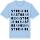 Blue Soul t-shirt med Stora Holma ordlek t-shirt