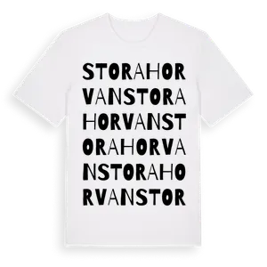 Stora Horvan ordlek t-shirt – ekologisk bomull t-shirt från Pinshirt