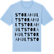 Blue Soul t-shirt med Stora Hult ordlek t-shirt