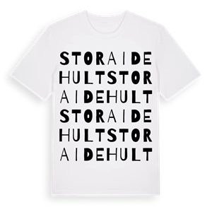 Stora Idehult ordlek t-shirt – ekologisk bomull t-shirt från Pinshirt