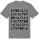 Mid Heather Gray t-shirt med Stora Källehult ordlek t-shirt