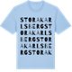 Blue Soul t-shirt med Stora Karlsberg ordlek t-shirt