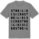Mid Heather Gray t-shirt med Stora Karlsberg ordlek t-shirt