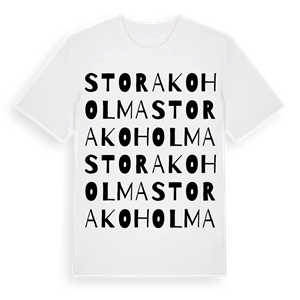 Stora Koholma ordlek t-shirt – ekologisk bomull t-shirt från Pinshirt