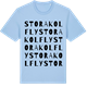 Blue Soul t-shirt med Stora Kolfly ordlek t-shirt