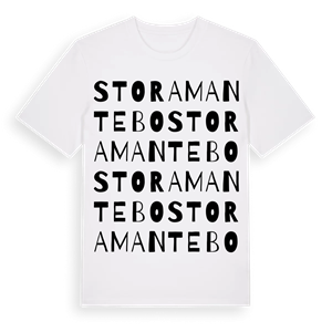 Stora Mantebo ordlek t-shirt – ekologisk bomull t-shirt från Pinshirt