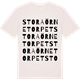 Vintage White t-shirt med Stora Örnetorpet ordlek t-shirt