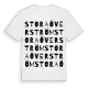 Stora Överström ordlek t-shirt