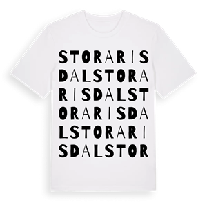 Stora Risdal ordlek t-shirt – ekologisk bomull t-shirt från Pinshirt