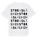 Stora Skälhem ordlek t-shirt