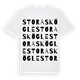 Stora Skögle ordlek t-shirt
