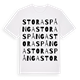 Stora Spånga ordlek t-shirt