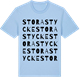 Blue Soul t-shirt med Stora stycke ordlek t-shirt