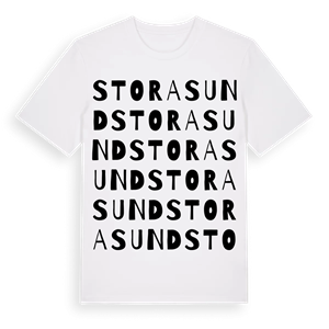 Stora Sund ordlek t-shirt – ekologisk bomull t-shirt från Pinshirt