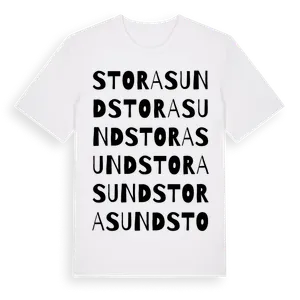 Stora Sund ordlek t-shirt – ekologisk bomull t-shirt från Pinshirt