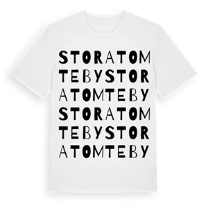 Stora Tomteby ordlek t-shirt – ekologisk bomull t-shirt från Pinshirt